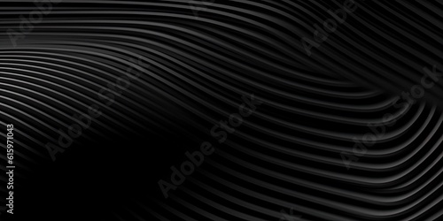 Wallpaper Mural Dark deep black dynamic abstract vector background made with Generative AI Torontodigital.ca