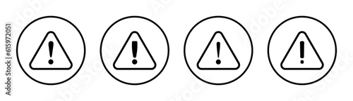 Exclamation danger sign illustration. attention sign and symbol. Hazard warning attention sign
