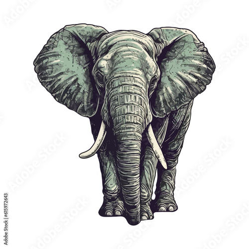 Photography cute elephant design
