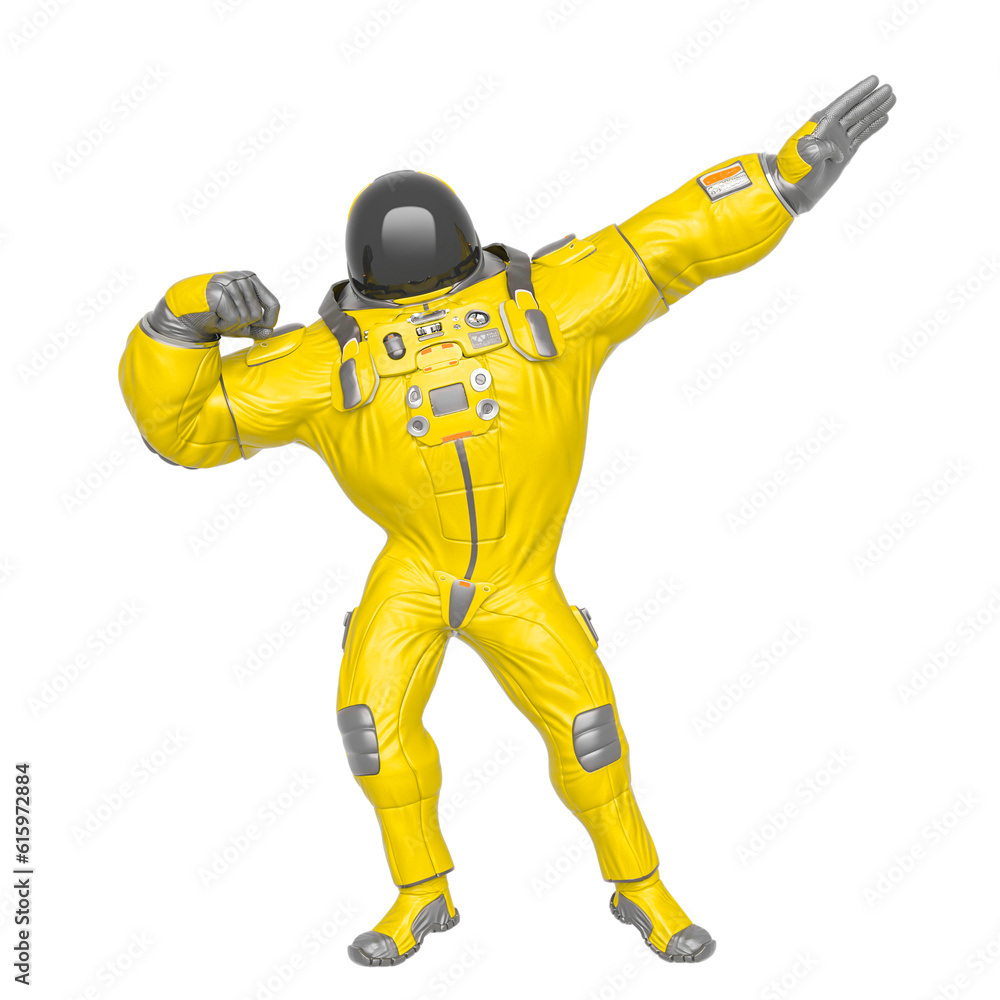 astronaut cartoon is doing the artistic muscle pose astronaut cartoon is doing the artistic muscle pose
