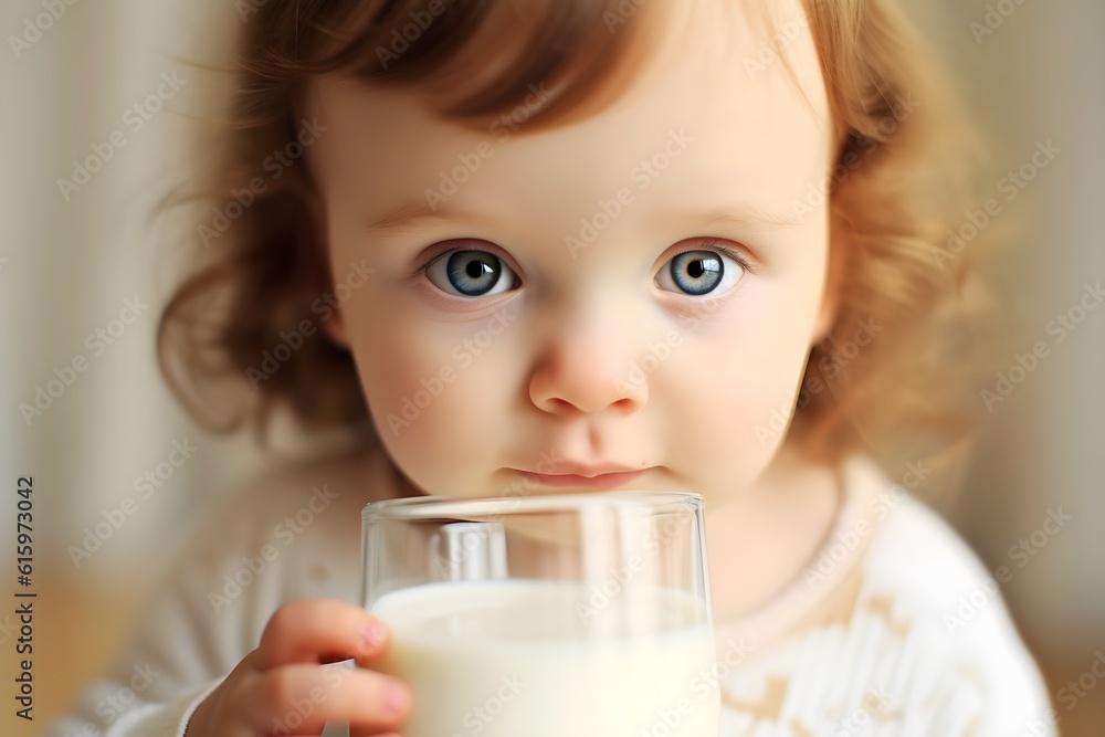牛乳を飲む赤ちゃん with generative ai 牛乳を飲む赤ちゃん with generative ai