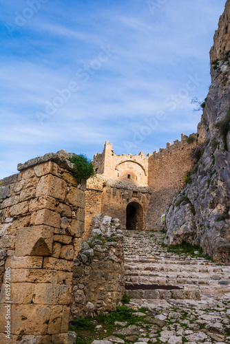 Castle of Acrocorinth, Upper Corinth, the acropolis of ancient Corinth, Greece. © Designpics