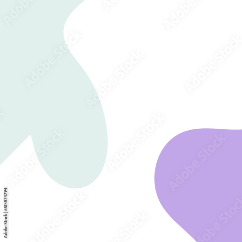 Pastel Frame Abstract Shapes Corners Decorative 