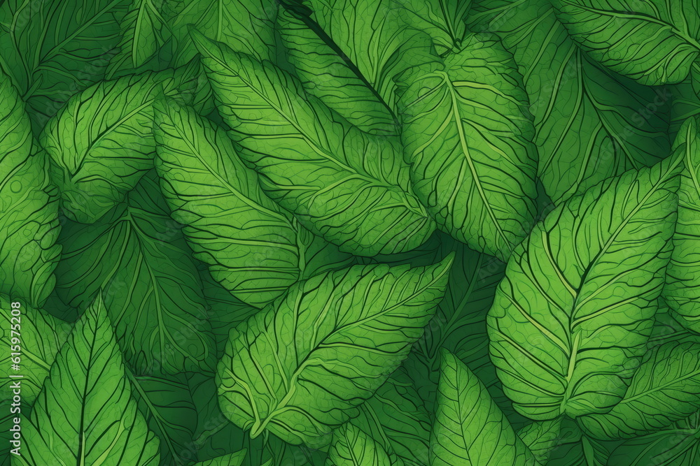 textile repeat pattern of green leaf textile repeat pattern of green leaf