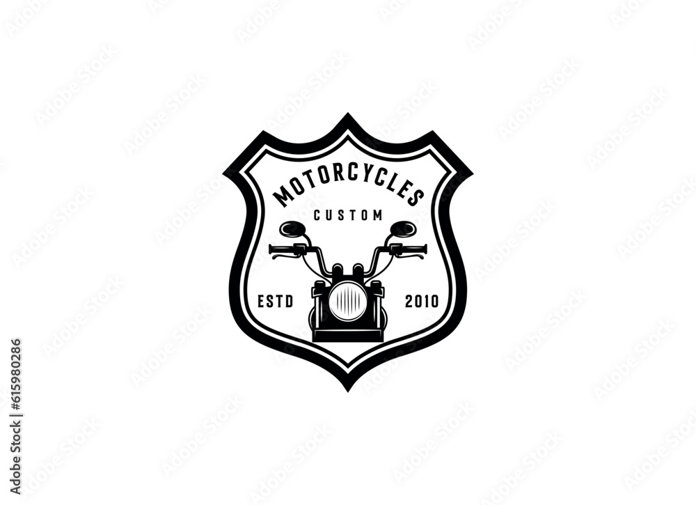 American Motorcycle Club Logo Design Vector Isolated. Ready made logo template set vector isolated American Motorcycle Club Logo Design Vector Isolated. Ready made logo template set vector isolated