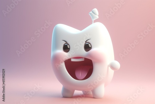 dentist smiling dentistry care blue hygiene tooth dental child smile. Generative AI.