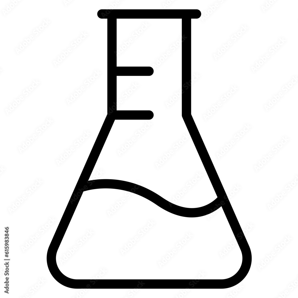 The Black Chemical Icon Symbol is Perfect as an Additional Element to your Design