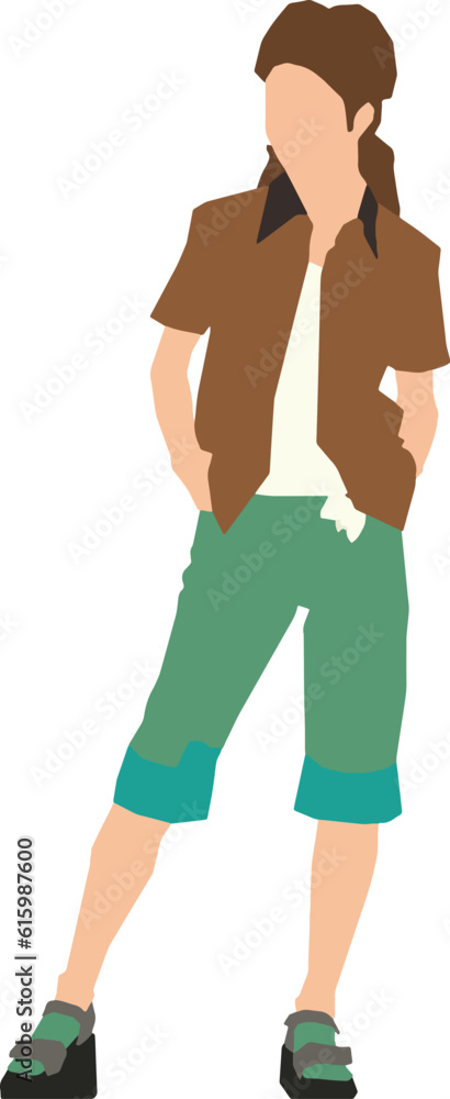 Standing Woman 71 Vector Illustration
Standing Woman 71 Vector Illustration