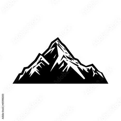 Mountain Landscape Silhouette Logo