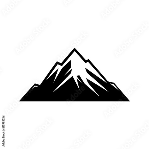 Mountain Landscape Silhouette Logo