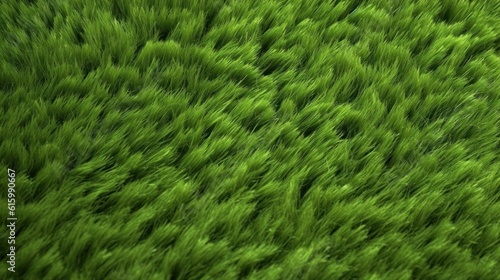 Long not cutted lawn texture. Green grass carpet background.