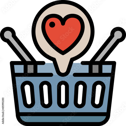 add to favorites filled outline icon