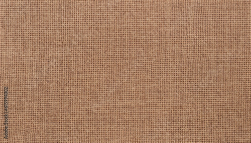 Brown cotton fabric texture background, seamless pattern of natural textile.