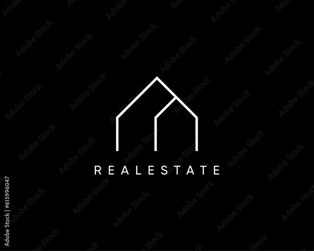House logo design concept. Real estate logo. Property logo design