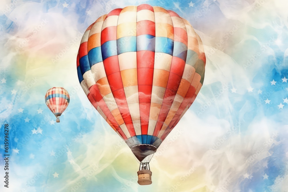 Fototapeta premium hot air balloon