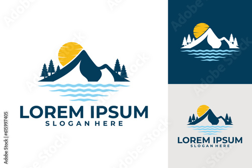 mountain logo vector design template