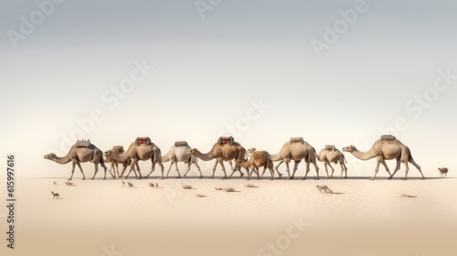 camel in the desert