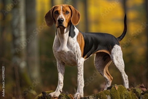 American English Coonhound Dog - Portraits of AKC Approved Canine Series © Pixel Alchemy