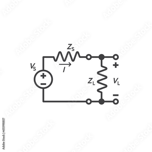 illustration of voltage regulator tool, vector art.