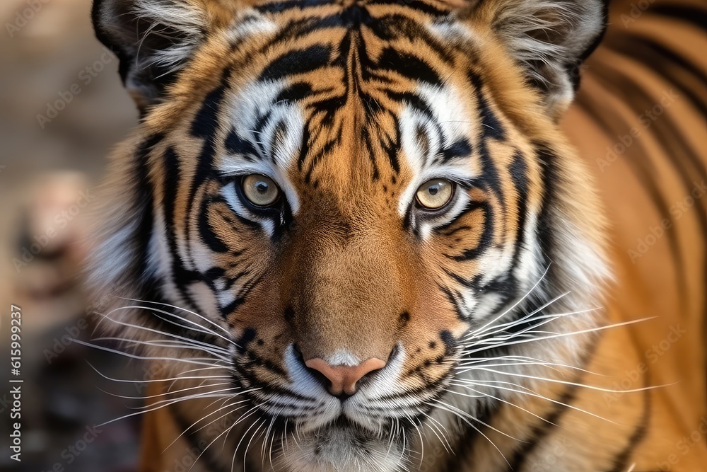 Fototapeta premium portrait of a bengal tiger