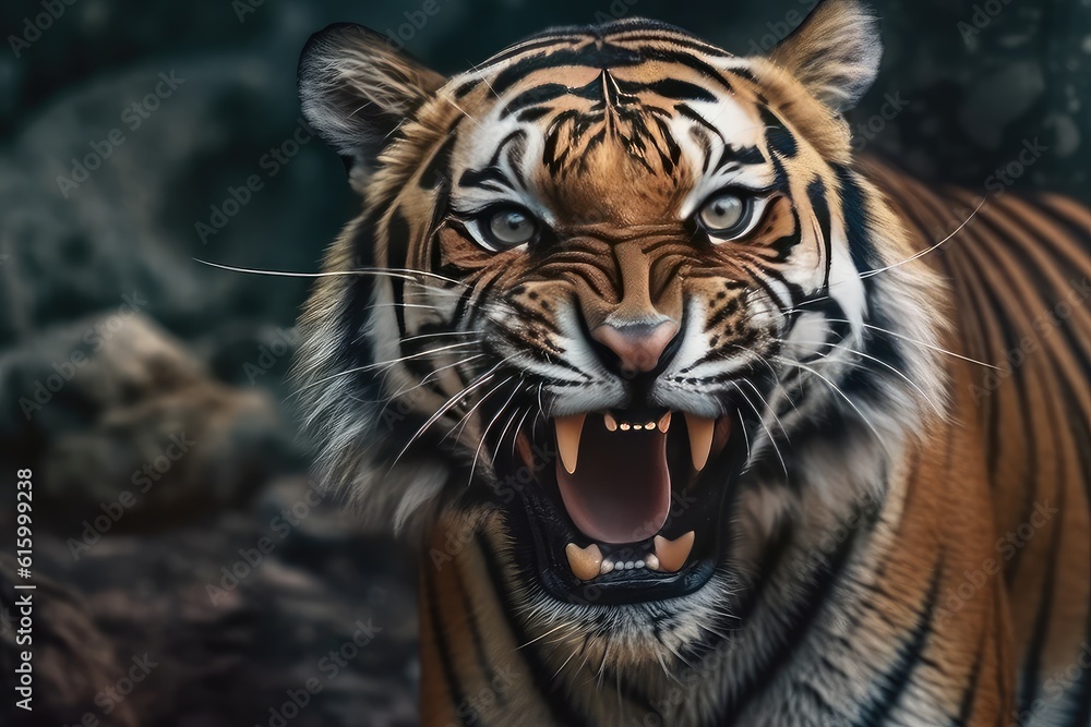 Fototapeta premium portrait of a bengal tiger