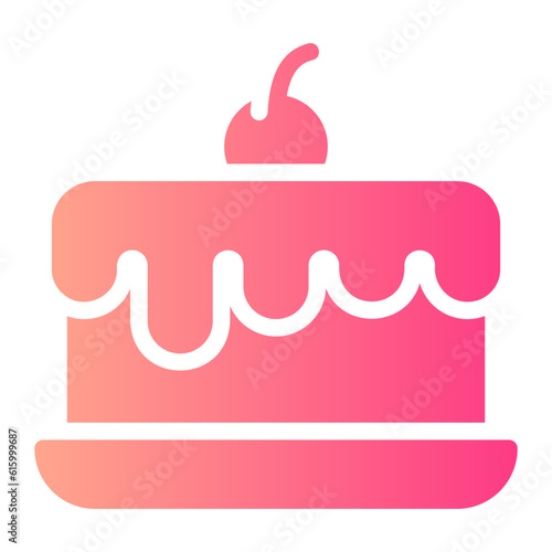 cake gradient icon