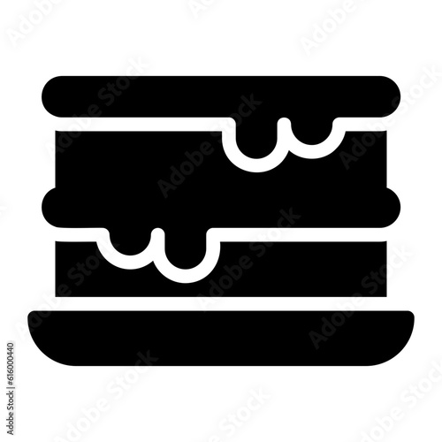 lasagna glyph icon