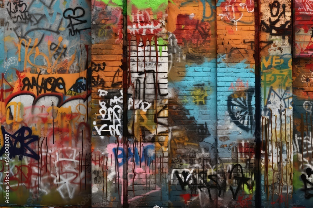 graffiti on the wall graffiti on the wall