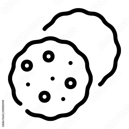 cookies line icon
