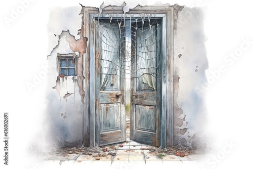 old abandoned building