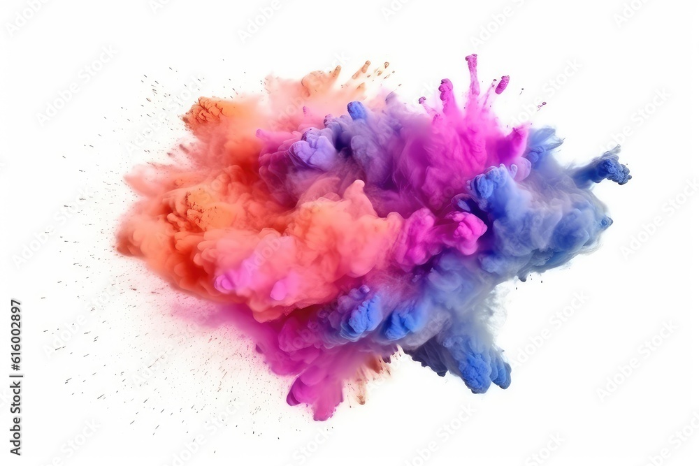 Fototapeta premium watercolor paint splashes