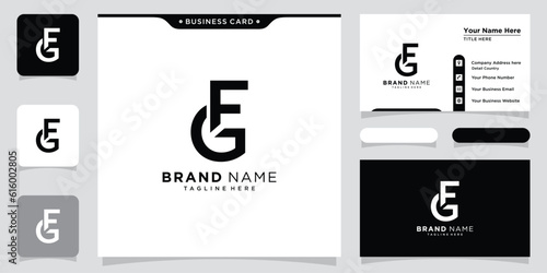 Initial Letter FG or GF Logo Design vector Template. Creative Abstract FG Logo Design Vector Illustration