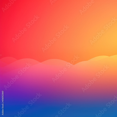 retro gradient background with muted bright colours
