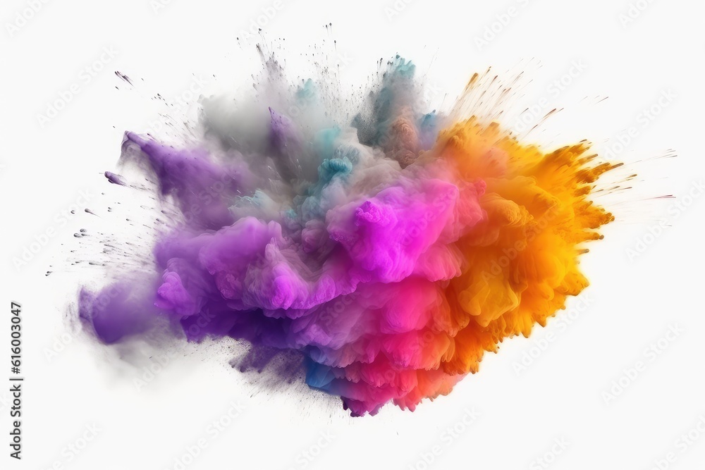 Fototapeta premium abstract watercolor background with splashes