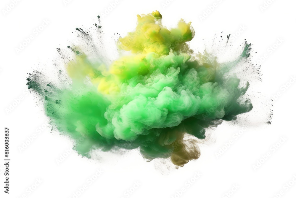 green and yellow paint green and yellow paint