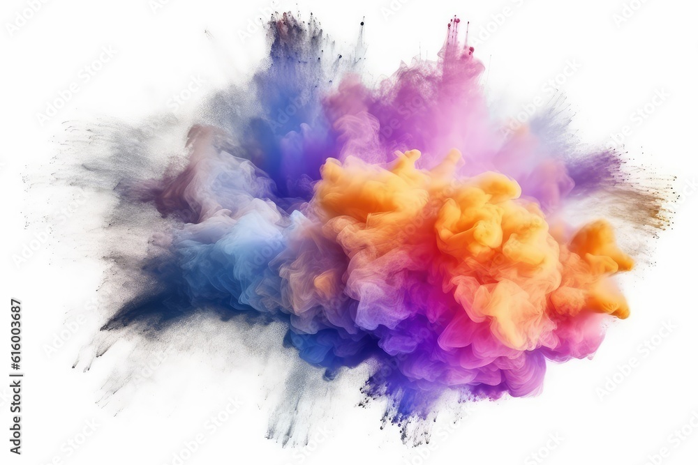 Fototapeta premium abstract watercolor background with splashes