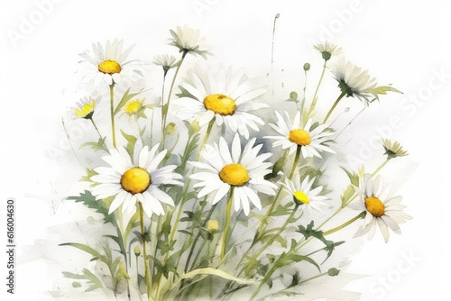 daisies in a background