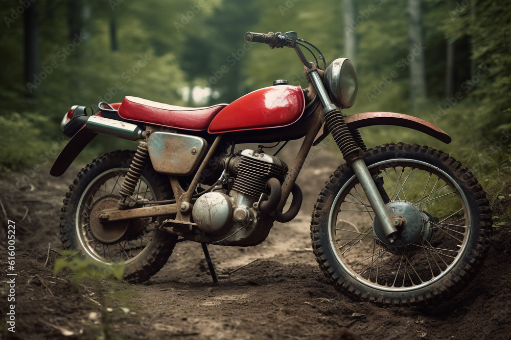 Motocross Old School Style, Generative AI.jpg, Motocross Old School Style, Generative AI