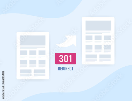 Enhance website SEO with 301 redirects. Upgrade from HTTP to HTTPS for improved search rankings. 301 redirect - moved permanently response status code photo