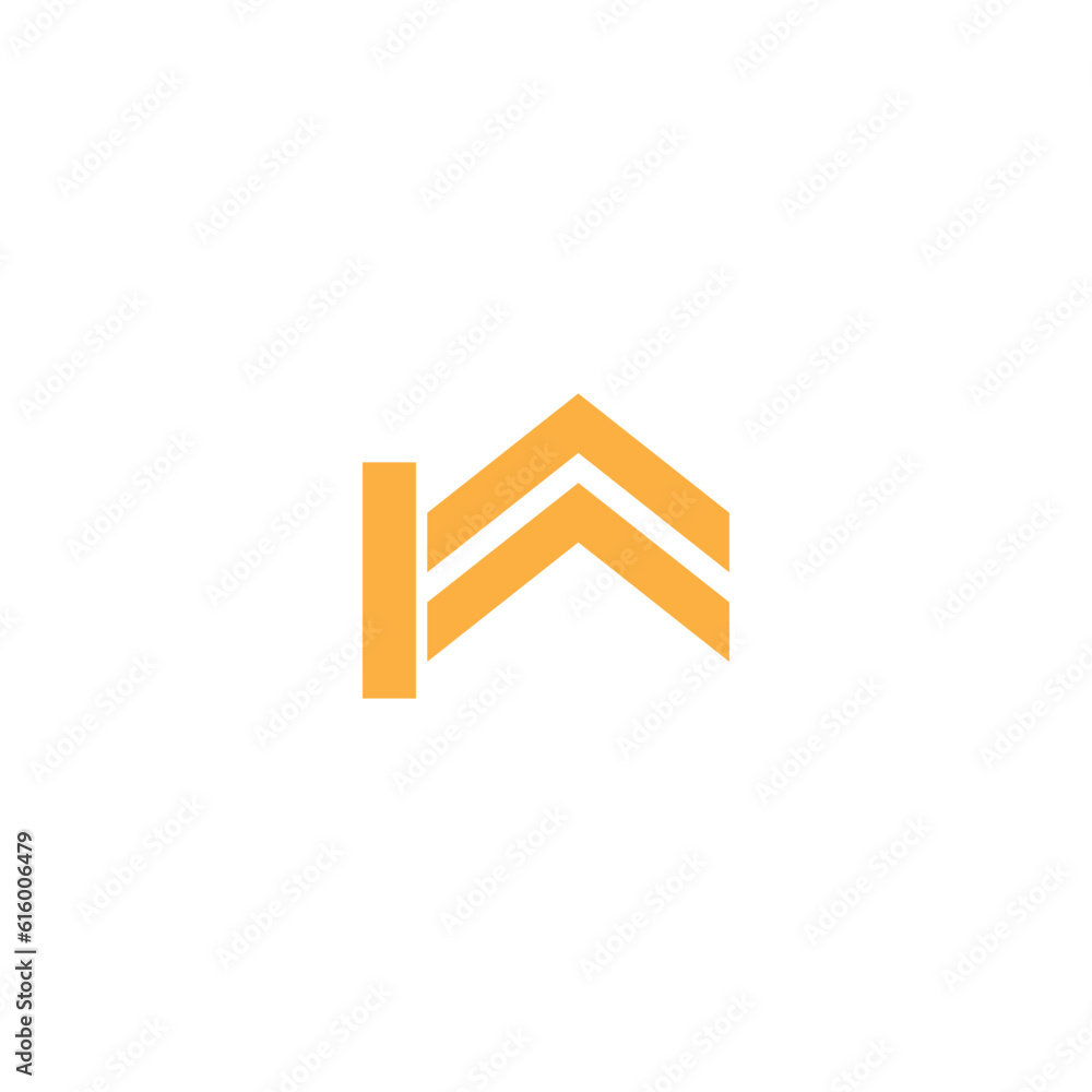 a simple, solid yellow house icon a simple, solid yellow house icon