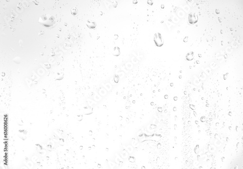 Foto water drops on glass texture