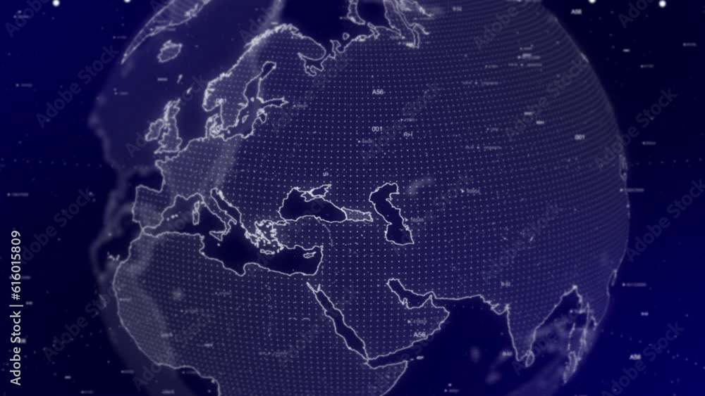 A cinematic video background showcases a digital globe rotating, zooming in on Georgia country.Data analysis Technology Globe rotating on Georgia Country data analysis technological background A cinematic video background showcases a digital globe rotating, zooming in on Georgia country.Data analysis Technology Globe rotating on Georgia Country data analysis technological background