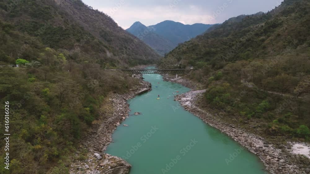 Beautiful Ganges River of Rishikesh, state of Uttarakhand - India Beautiful Ganges River of Rishikesh, state of Uttarakhand - India
