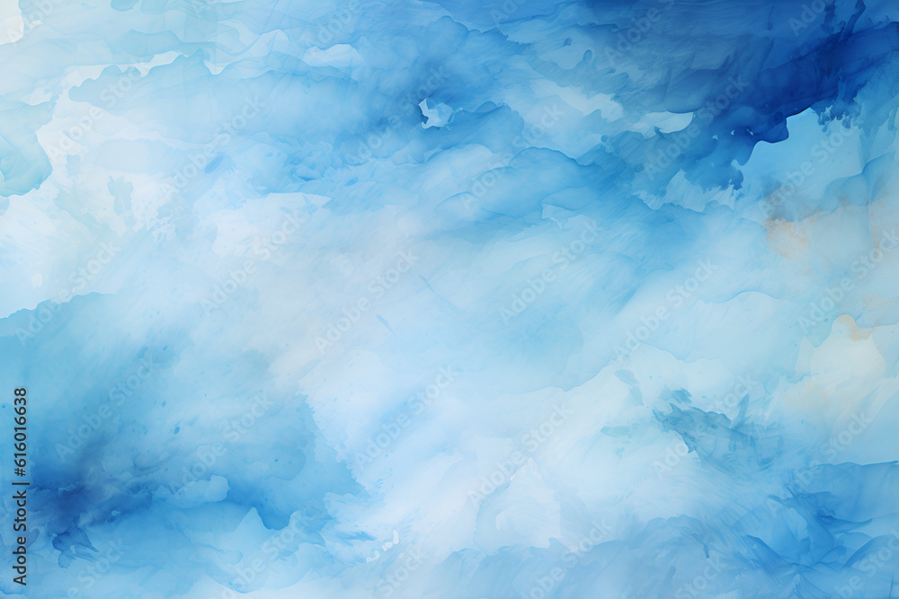 abstract watercolor background blue