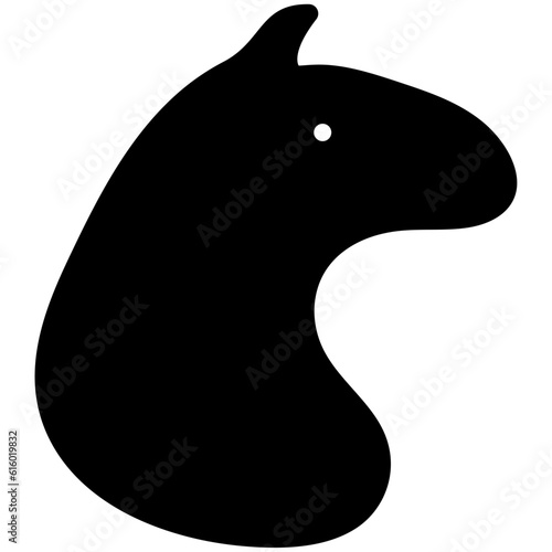 black and white illustration of a gopher in a hole