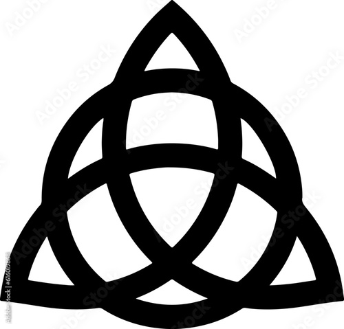 Triquetra Symbol Silhouette