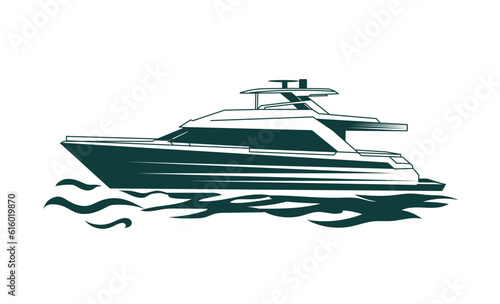 Illustration of a boat on the water