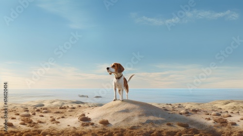 woman running on the beach