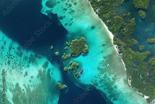 an aerial view of the blue lagoons in belize, one of the world's most beautiful places to visit