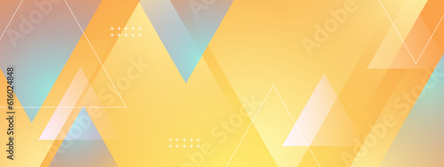vector modern abstract geometric colorful banner